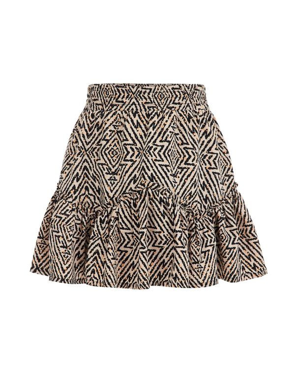 WE Fashion WE Fashion Пола 'Meisjes'  бежово / черно