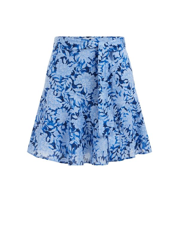 WE Fashion WE Fashion Пола  синьо / светлосиньо
