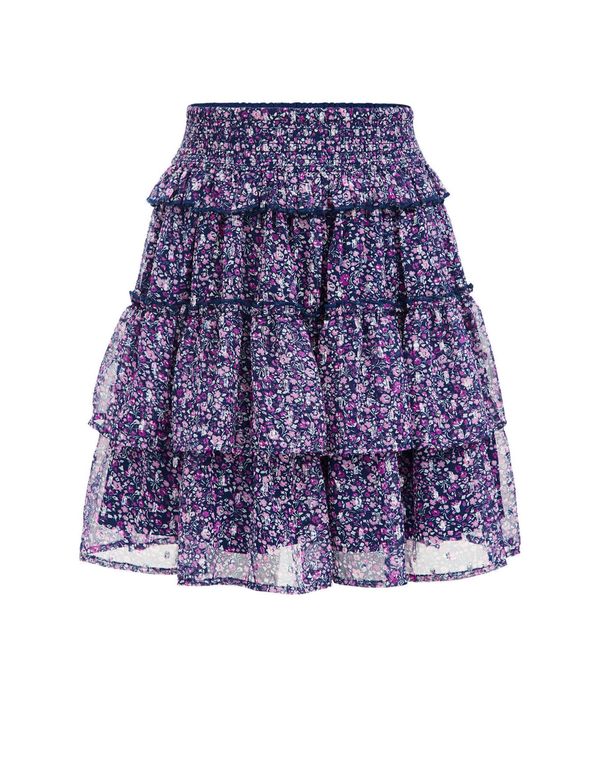 WE Fashion WE Fashion Пола  тъмносиньо / циклама / фуксия / бяло