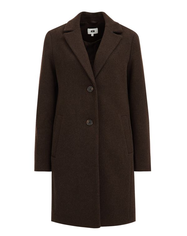 WE Fashion WE Fashion Преходно палто  тъмнокафяво