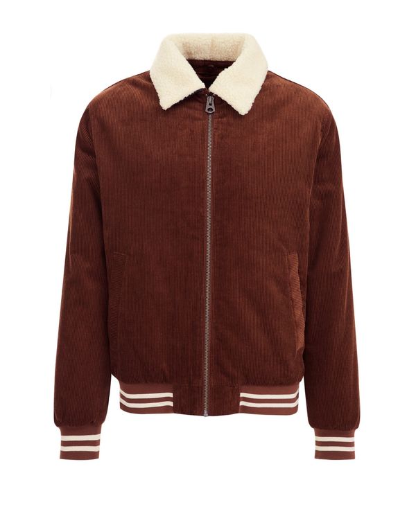 WE Fashion WE Fashion Преходно яке  кафяво / бяло