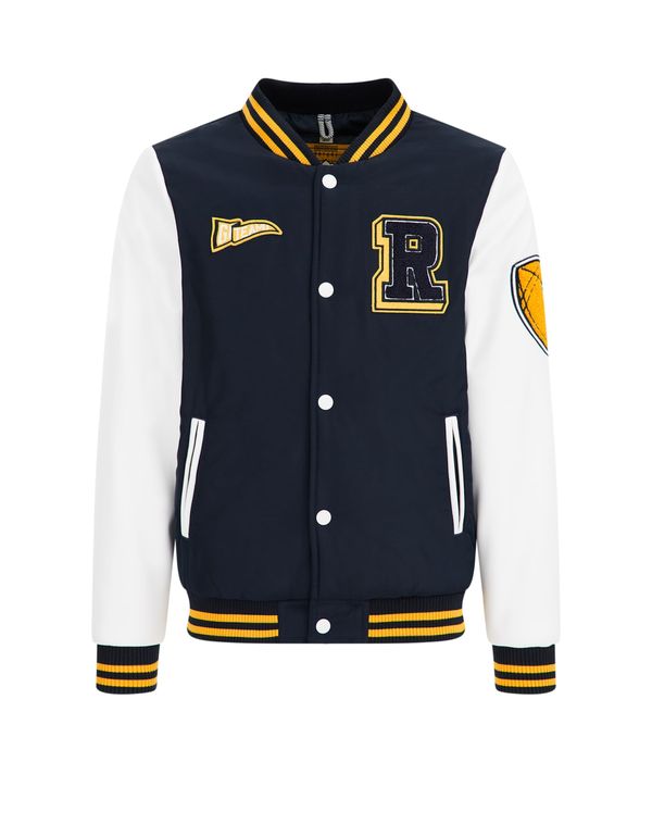 WE Fashion WE Fashion Преходно яке  морскосиньо / кафяво / бяло