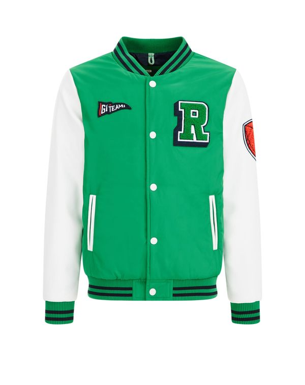 WE Fashion WE Fashion Преходно яке  зелено / бяло