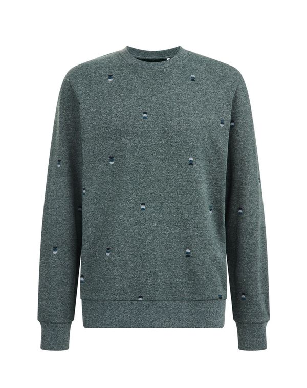 WE Fashion WE Fashion Пуловер  морскосиньо / петрол / пастелно зелено / зелен меланж