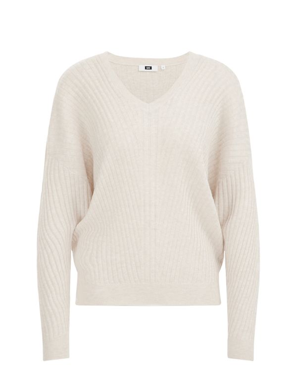 WE Fashion WE Fashion Пуловер  мръсно бяло