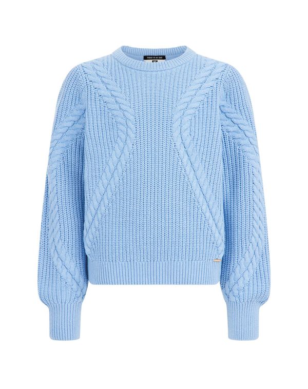 WE Fashion WE Fashion Пуловер  пастелно синьо