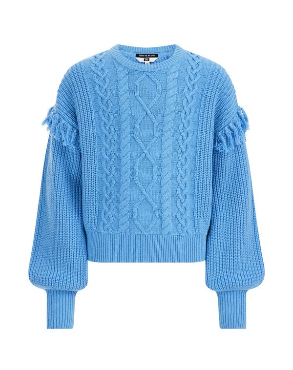 WE Fashion WE Fashion Пуловер  светлосиньо