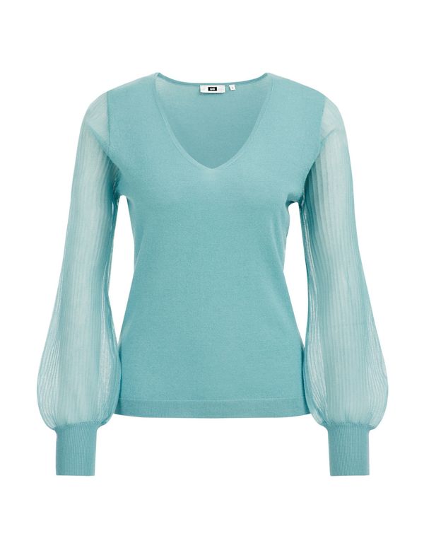 WE Fashion WE Fashion Пуловер  светлосиньо