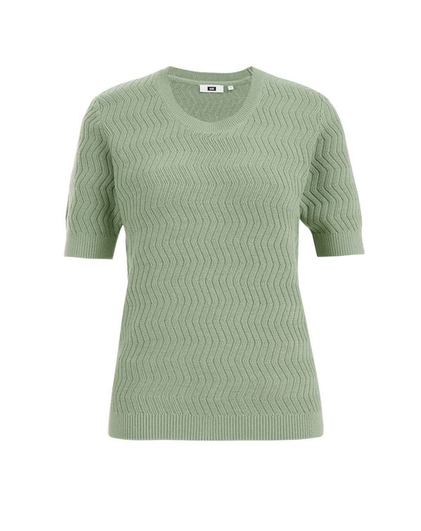 WE Fashion WE Fashion Пуловер  светлозелено