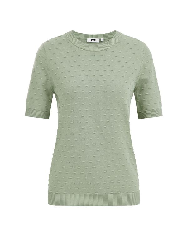 WE Fashion WE Fashion Пуловер  светлозелено