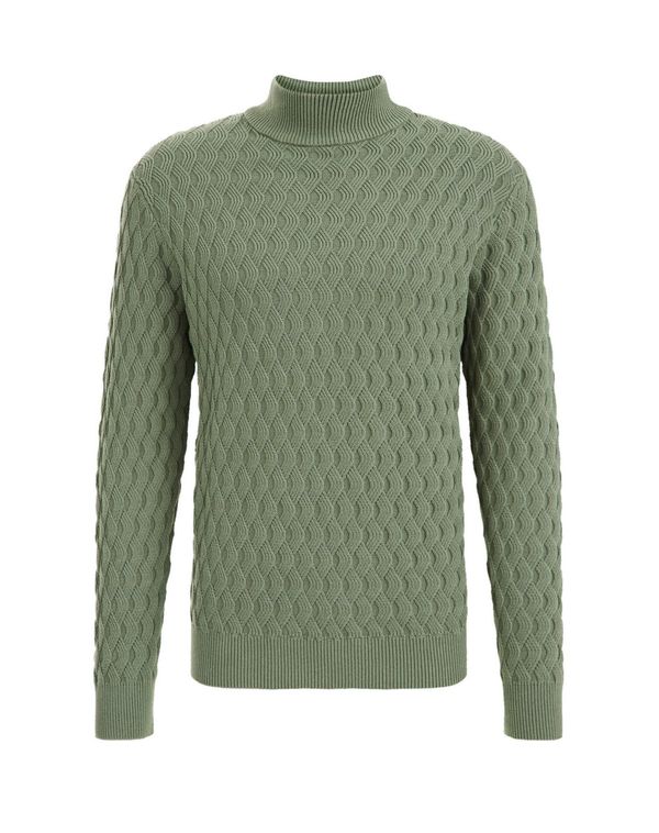 WE Fashion WE Fashion Пуловер  светлозелено