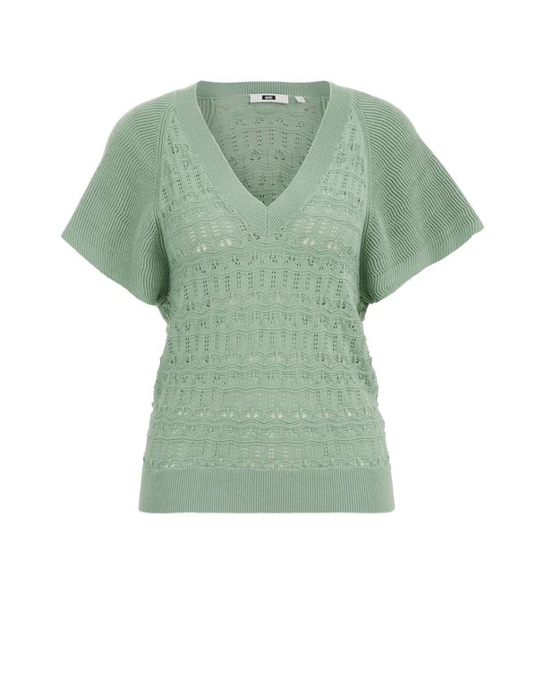 WE Fashion WE Fashion Пуловер  зелено