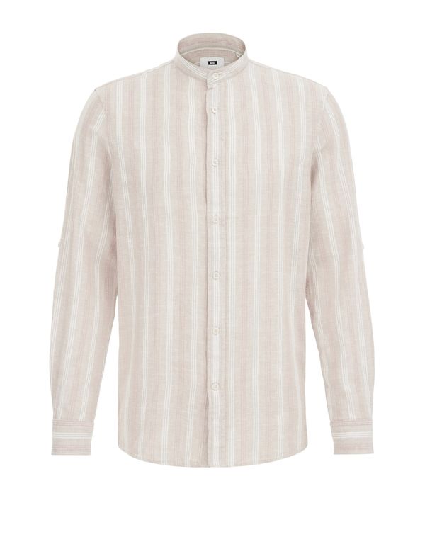 WE Fashion WE Fashion Риза  бежово / бяло