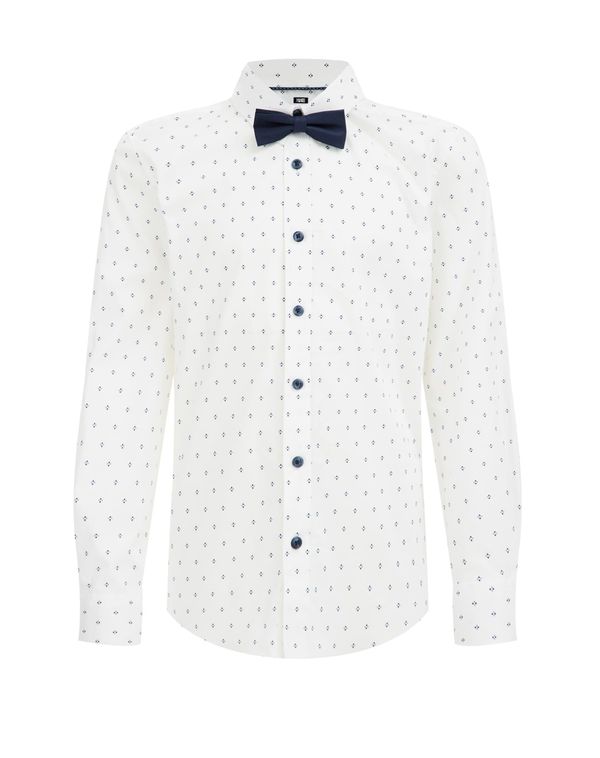 WE Fashion WE Fashion Риза  черно / бяло