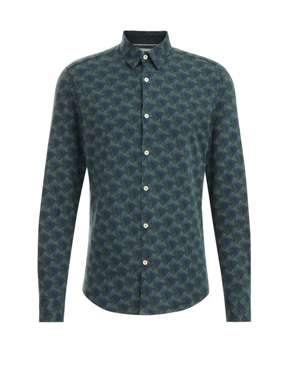 WE Fashion WE Fashion Риза  синьо / зелено / лилав