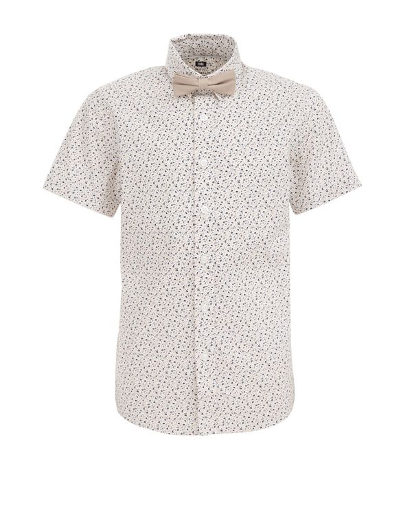 WE Fashion WE Fashion Риза  слонова кост / черно / бяло