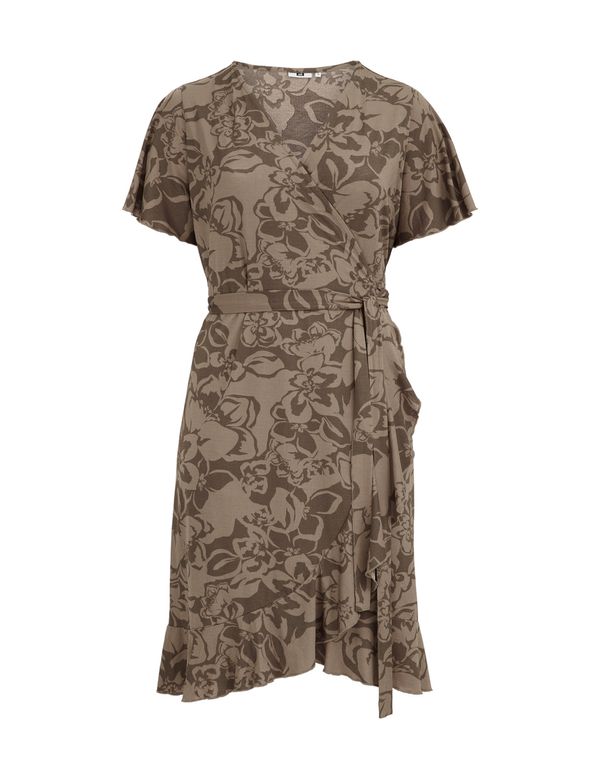 WE Fashion WE Fashion Рокля  кафяво / каки