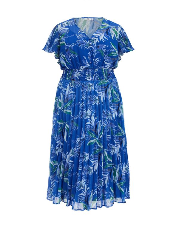 WE Fashion WE Fashion Рокля  кобалтово синьо / пъстро