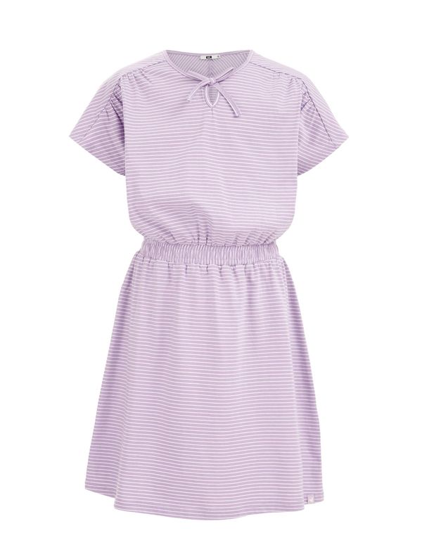 WE Fashion WE Fashion Рокля  лилав / мръсно бяло