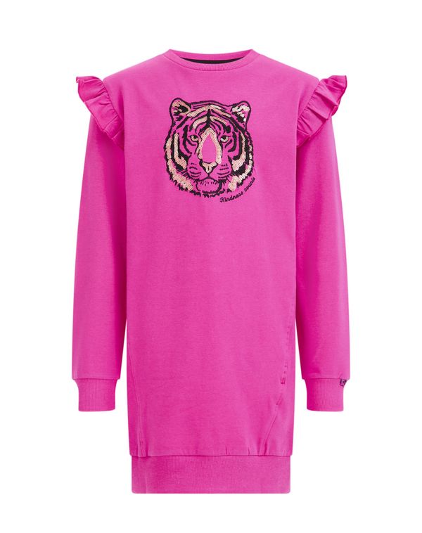 WE Fashion WE Fashion Рокля  розово / черно