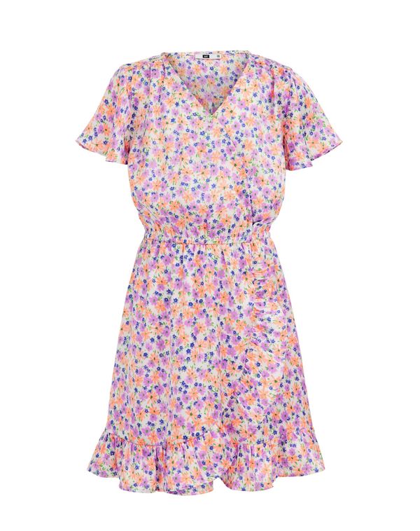 WE Fashion WE Fashion Рокля  синьо / лилав / оранжево