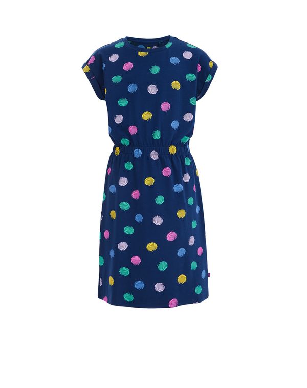 WE Fashion WE Fashion Рокля  светлосиньо / тъмносиньо / жълто / розово