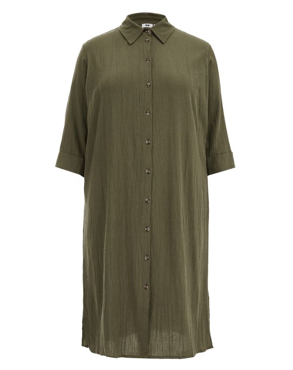 WE Fashion WE Fashion Рокля тип риза  каки