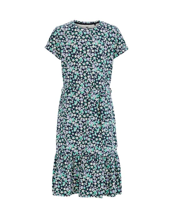 WE Fashion WE Fashion Рокля  тъмносиньо / пъстро