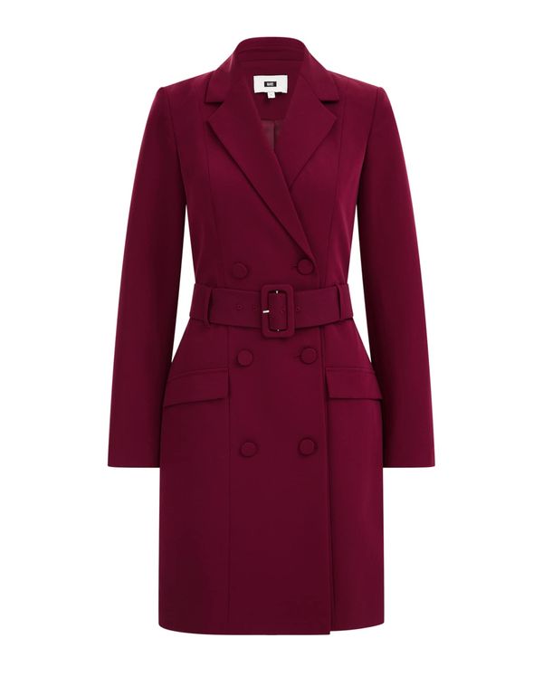 WE Fashion WE Fashion Рокля  винено червено