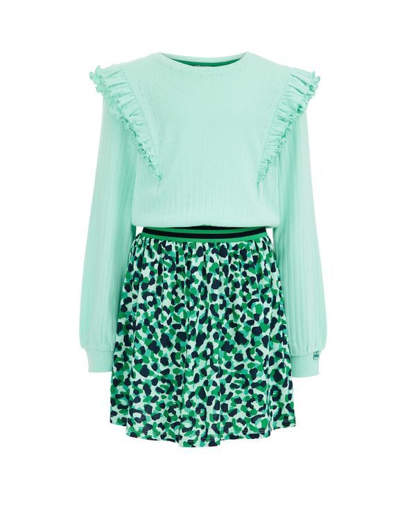 WE Fashion WE Fashion Рокля  зелено / мента