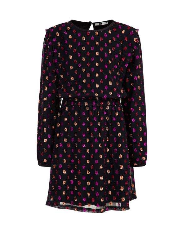 WE Fashion WE Fashion Рокля  жълто / розово / огнено червено / черно