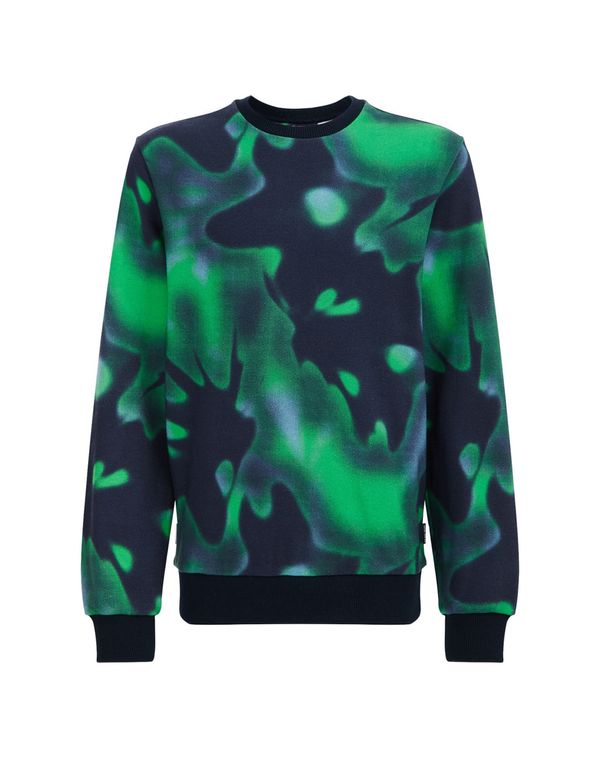 WE Fashion WE Fashion Суичър  синьо / зелено