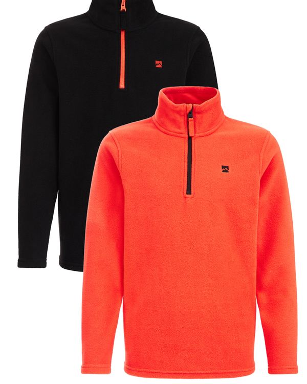 WE Fashion WE Fashion Суичър  тъмнооранжево / черно / бяло