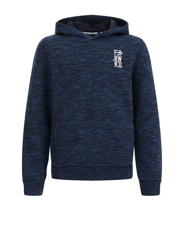 WE Fashion WE Fashion Суичър  тъмносиньо / бяло