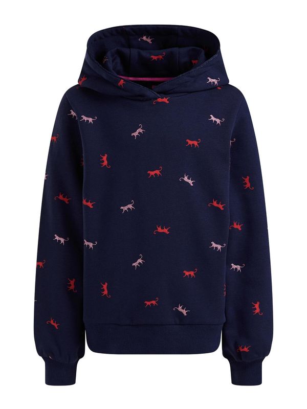 WE Fashion WE Fashion Суичър  тъмносиньо / малина / светлорозово