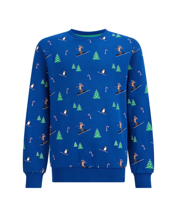 WE Fashion WE Fashion Суичър  тъмносиньо / пъстро