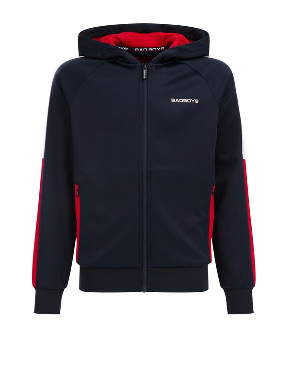 WE Fashion WE Fashion Суичъри с качулка  тъмносиньо / червено / бяло