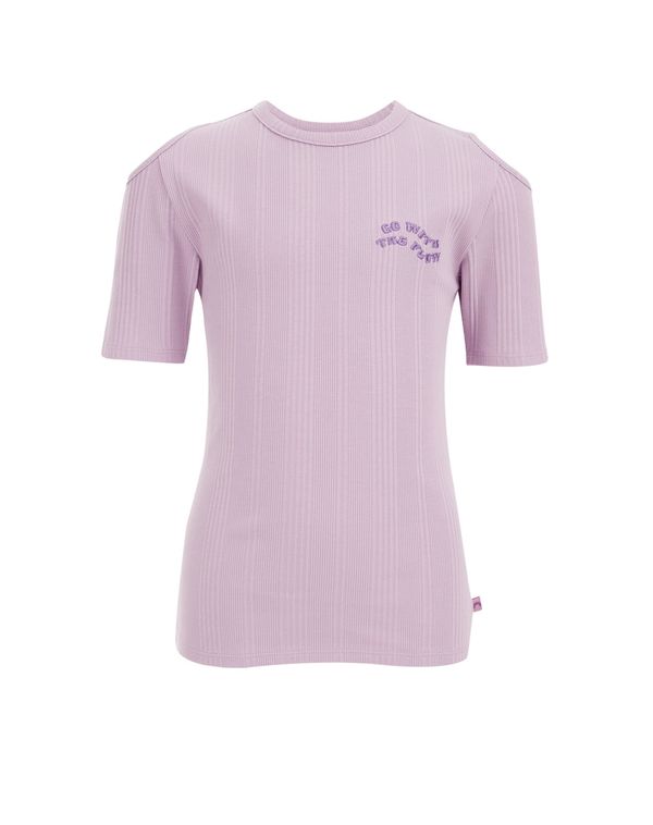 WE Fashion WE Fashion Тениска  бледоморав / светлолилаво