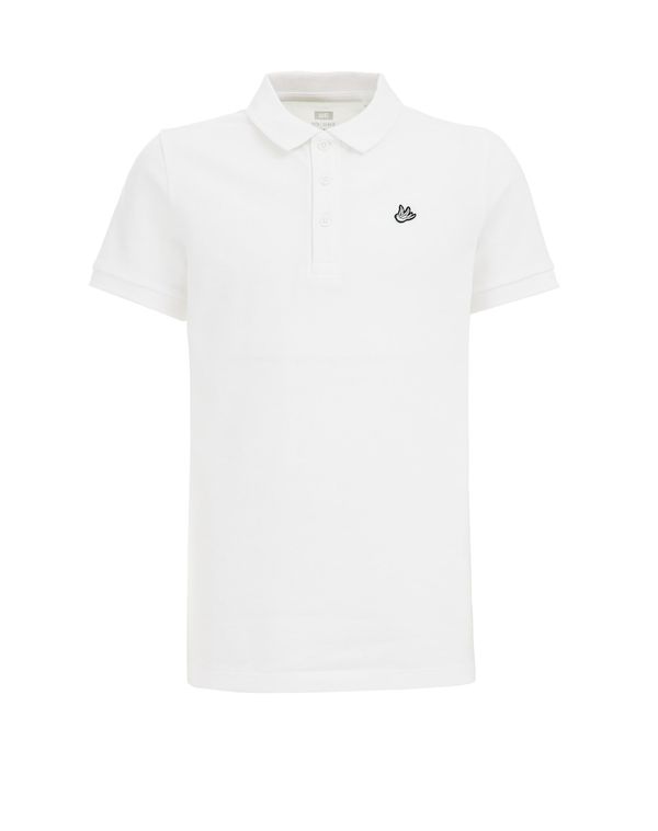 WE Fashion WE Fashion Тениска  черно / бяло