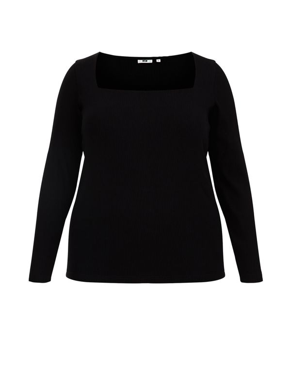 WE Fashion WE Fashion Тениска  черно