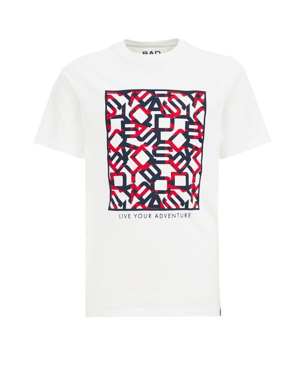 WE Fashion WE Fashion Тениска  червено / черно / бяло