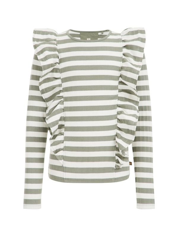 WE Fashion WE Fashion Тениска  екрю / каки