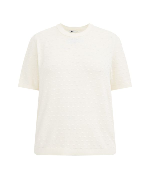 WE Fashion WE Fashion Тениска  естествено бяло