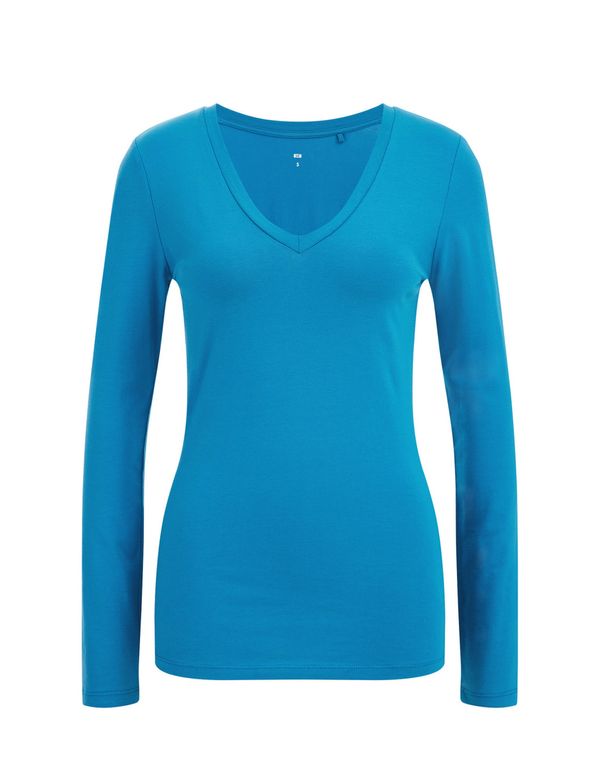 WE Fashion WE Fashion Тениска  лазурно синьо