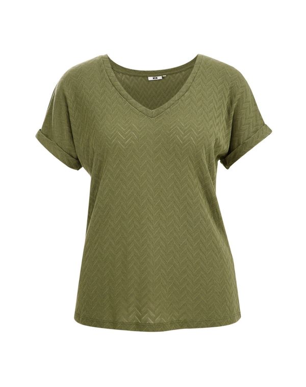 WE Fashion WE Fashion Тениска  маслина