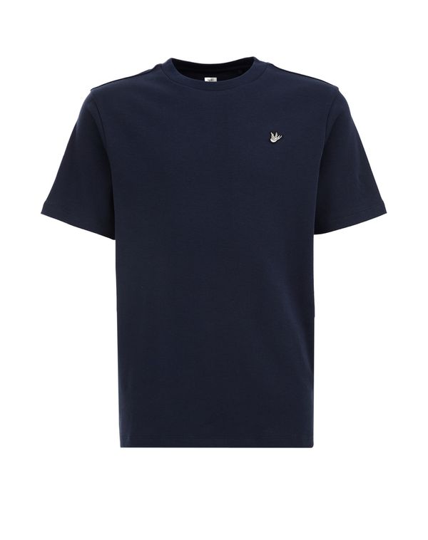 WE Fashion WE Fashion Тениска  нейви синьо / черно / бяло