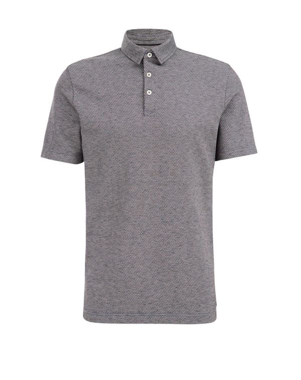 WE Fashion WE Fashion Тениска  нейви синьо / охра / светлосиво