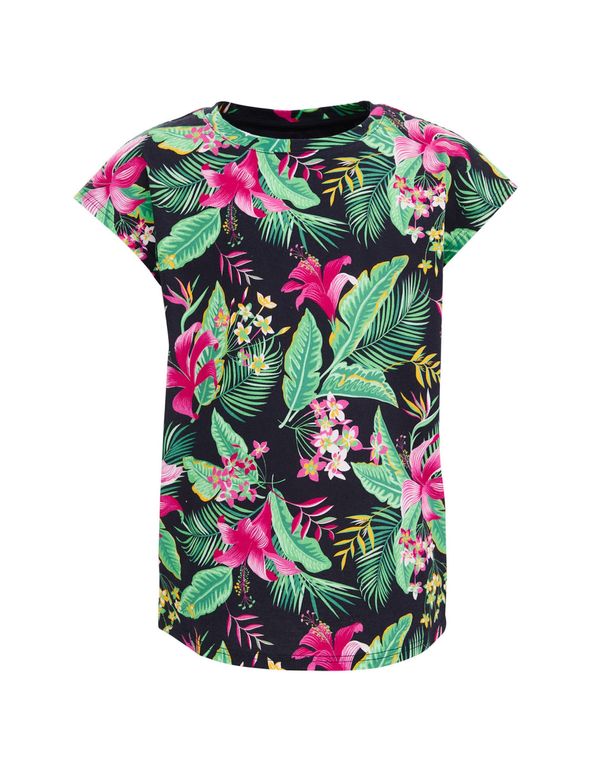 WE Fashion WE Fashion Тениска  нейви синьо / тръстиково зелено / светлозелено / тъмнорозово