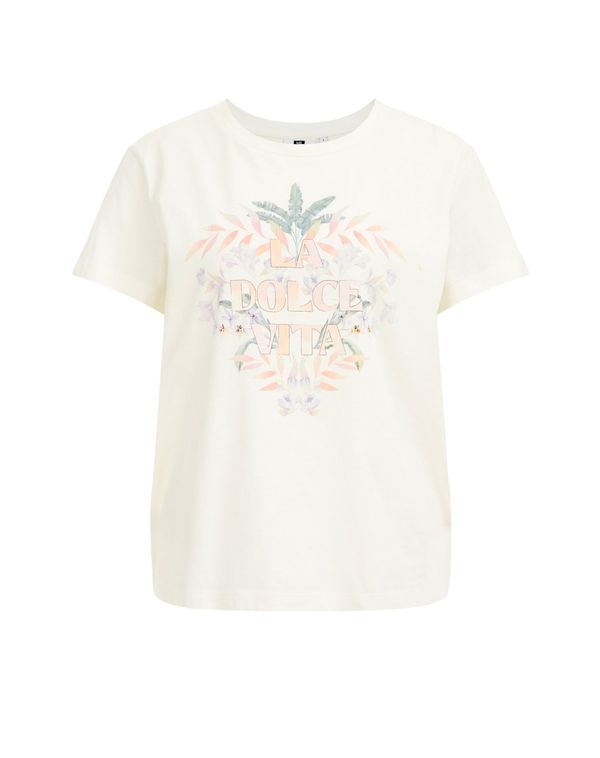 WE Fashion WE Fashion Тениска  пъстро / бяло