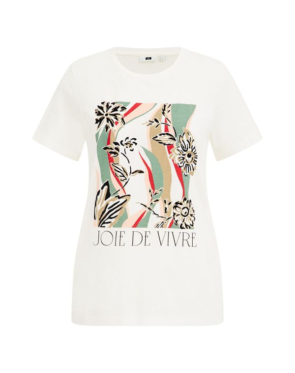 WE Fashion WE Fashion Тениска  пъстро / бяло